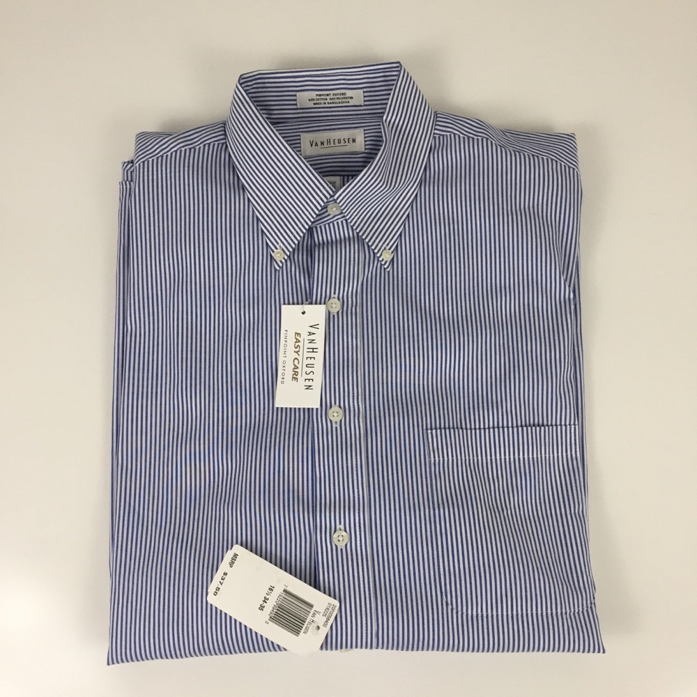 Van Heusen NWT Men’s Long Sleeve Shirt Size 16 1/2